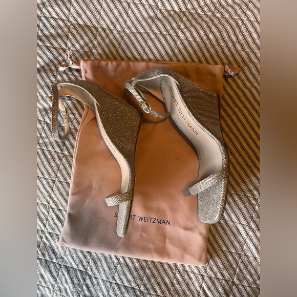 Stuart Weitzman Nudiscurve 85 Sandals 10.5/41 NWOT - Picture 5 of 8